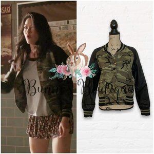 Kira Yukimura's Forever 21 Camo Army Bomber Jacket